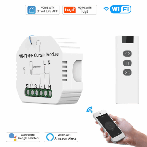 Smart WLAN Rollladenmodul Set – Inkl. RF-Fernbedienung & App