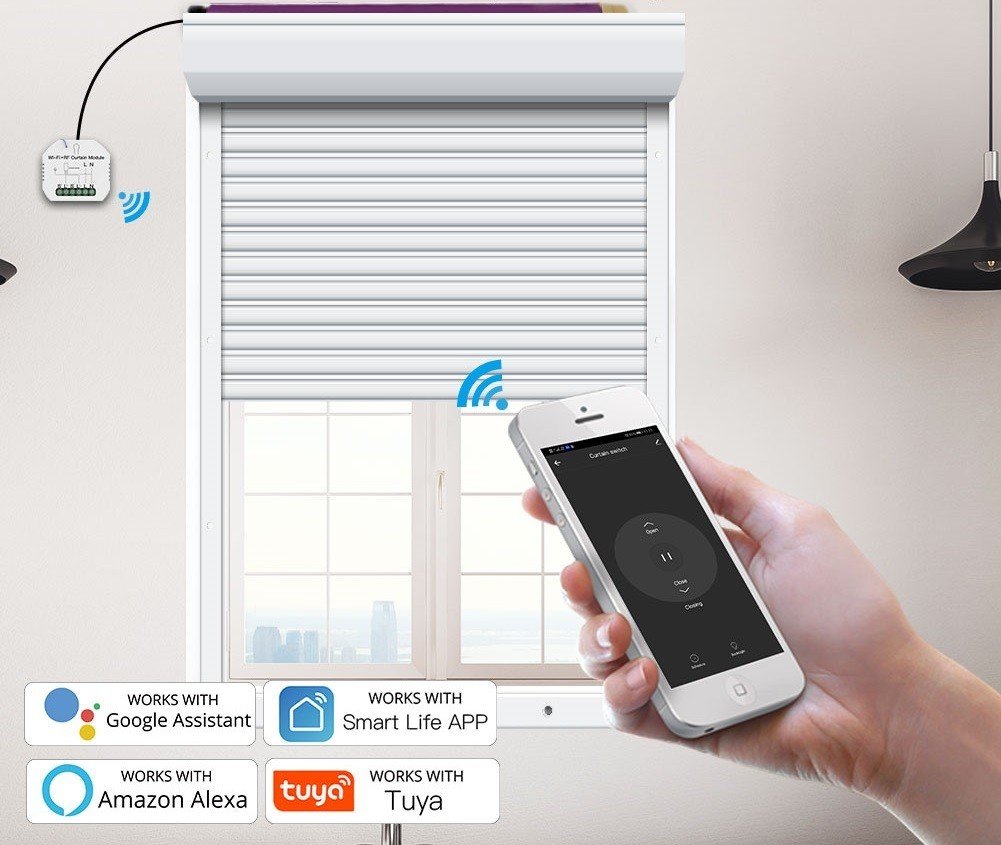 Smart WLAN Rollladenmodul – Rollläden per App oder Sprache steuern. Kein Hub nötig. Jetzt Komfort und Sicherheit erhöhen. – Bild 3