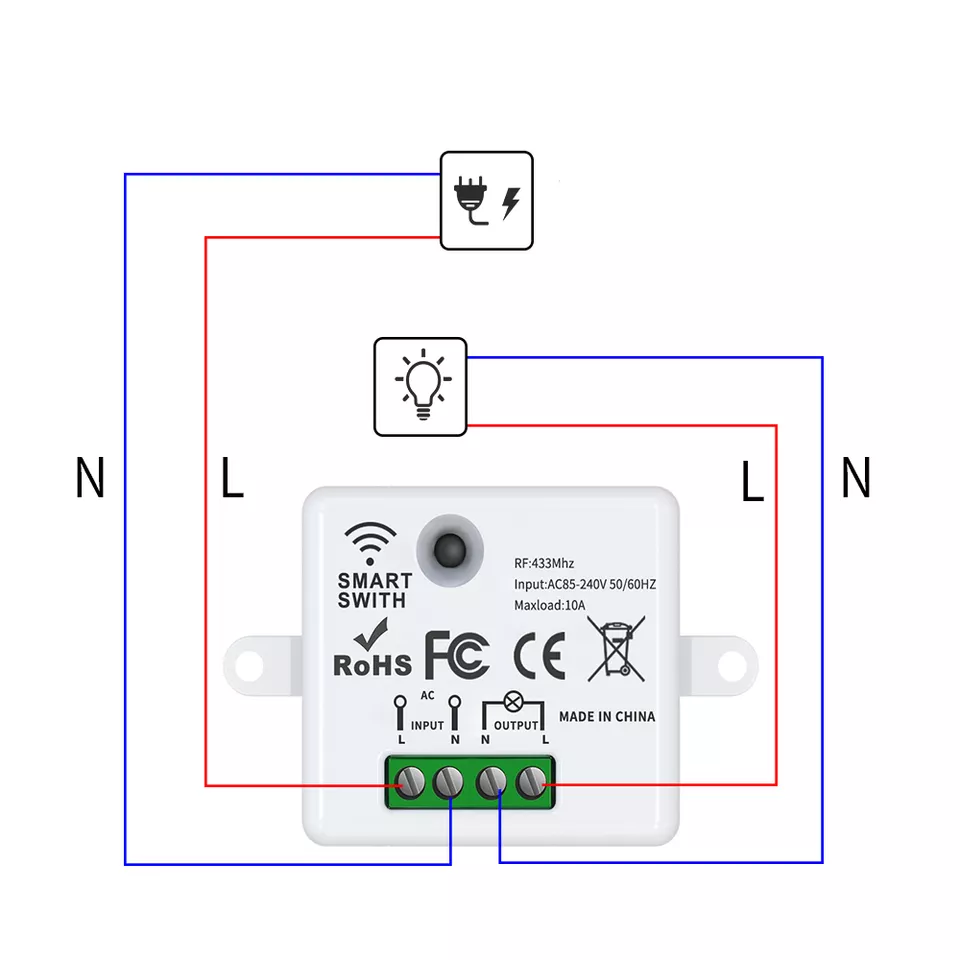 Drahtloser Schalter Set weiß | Kinetisch | Wasserfest | Mit Empfänger – Bild 6