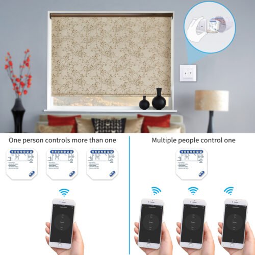 Alternative view of Smart WLAN Rollladenmodul Kombi-Set 2–7 Module mit Fernbedienung