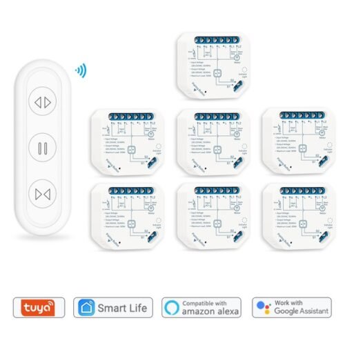 Smart WLAN Rollladenmodul Set 2–7 Schalter mit Fernbedienung