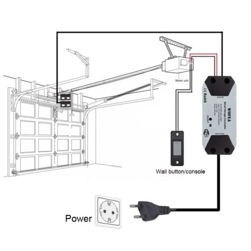 Alternative view of Smart WLAN Garagentoröffner mit App & Sprachsteuerung