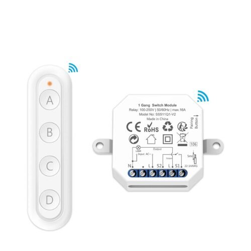 Drahtlose Schaltmodul mit Fernbedienung für Lichtsteuerung