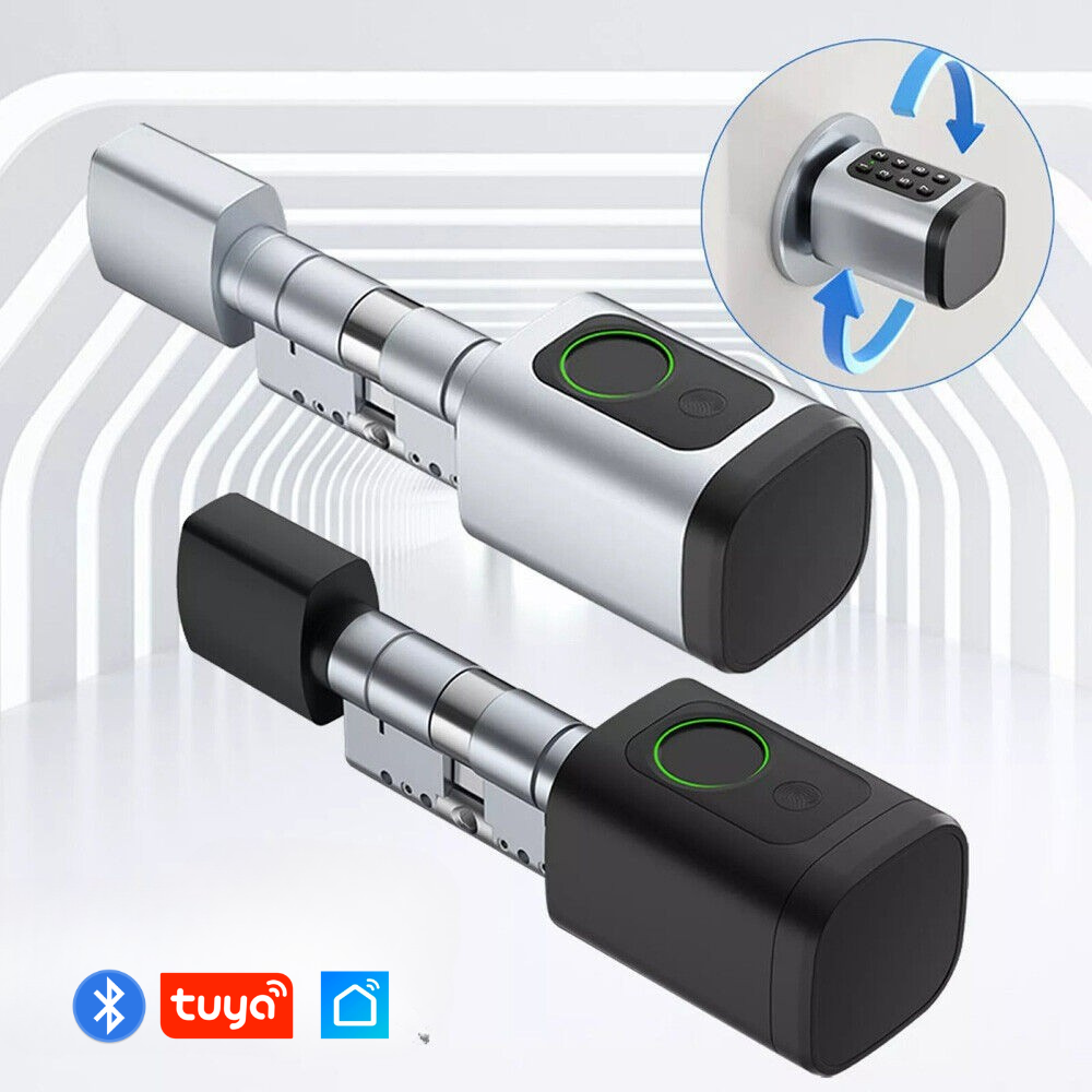 Smart Lock Türschloss Zylinder – Fingerabdruck, Pincode & Tuya App – Bild 2